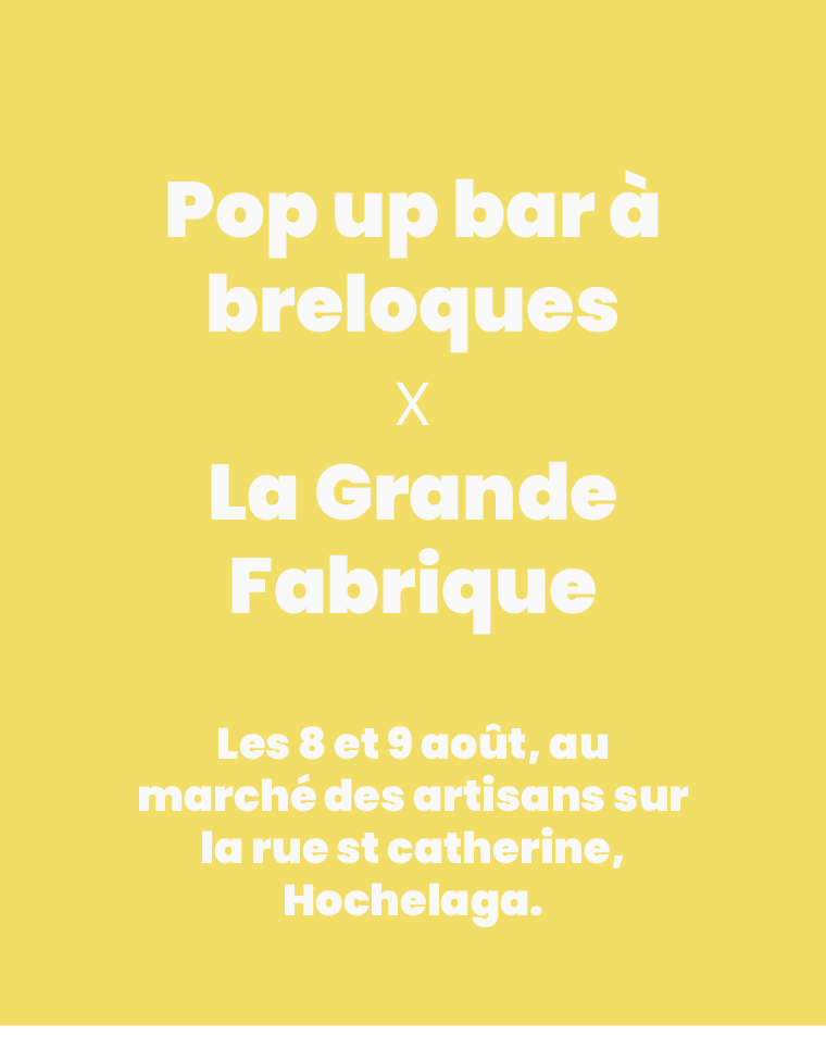 POP UP été Bar à breloques - Fabrication de bijoux - bracelets et colliers personnalisés - SANS RESERVATION