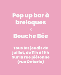 POP UP été Bar à breloques -  Fabrication de bijoux -  bracelets et colliers personnalisés - SANS RESERVATION