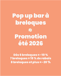 POP UP été Bar à breloques -  Fabrication de bijoux -  bracelets et colliers personnalisés - SANS RESERVATION
